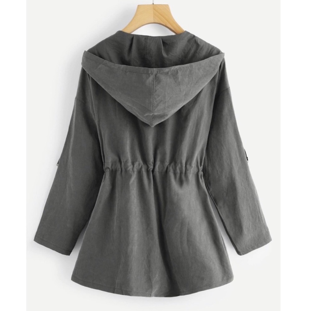 🍩HOST PICK | Gray Hooded Jacket - Picture 2 of 3